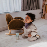 Бутылочка для кормления Suavinex Birdies 150 мл зеленая, 0 мес+