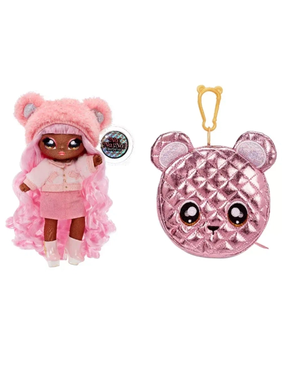 Мягкая кукла Na Na Na Surprise мишка Кали Гризли Glam Series