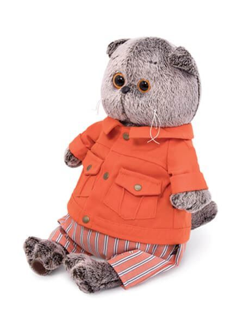 Басик в оранжевой куртке и штанах Ks22-148