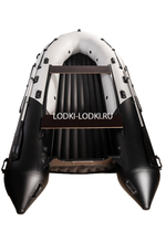 Хантер 420 ПРО белый-черный (лодка ПВХ под мотор НДНД)