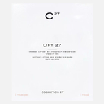 COSMETICS 27 LIFT 27 Х4 Био-органическая лифтинг-маска мгновенного действия, 4 шт