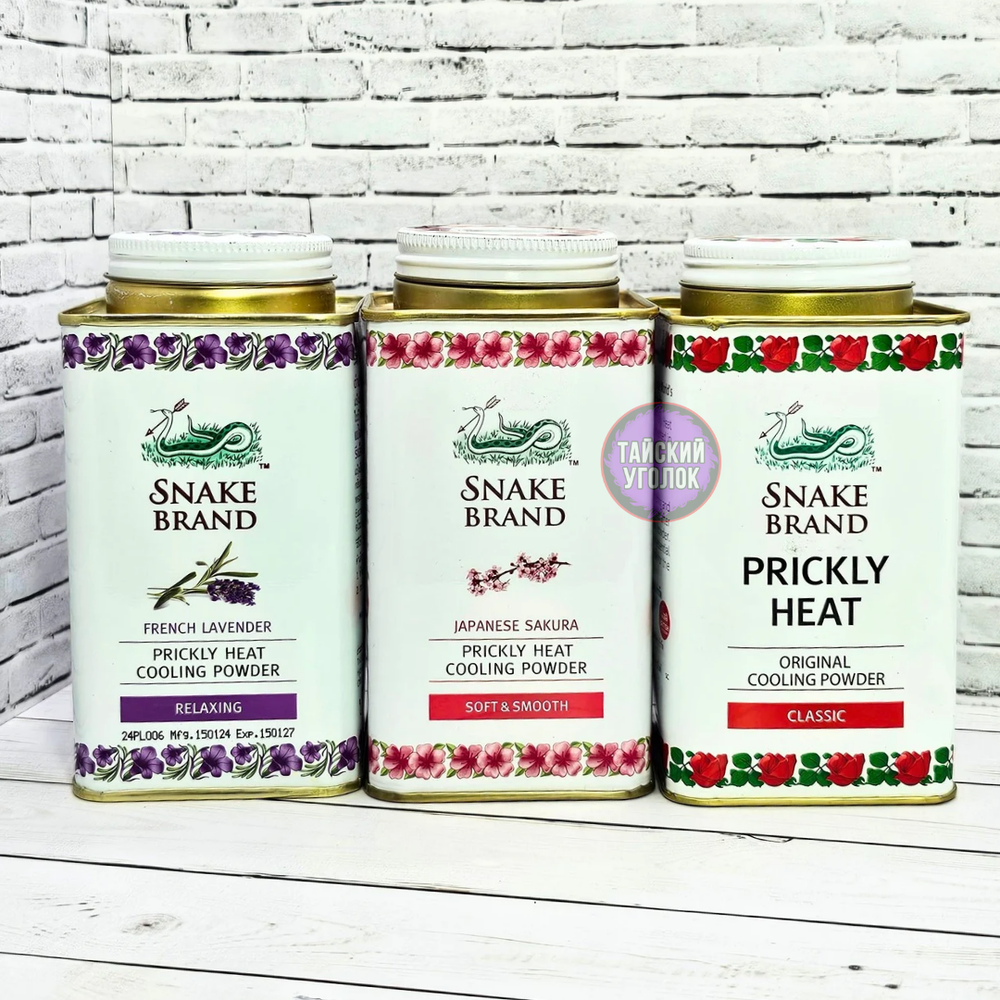 Тальк для тела Snake Brand сакура 140 гр.
