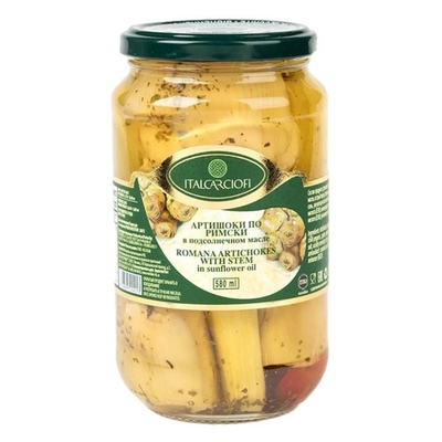 Артишоки по римски в масле Italcarciofi 580 мл