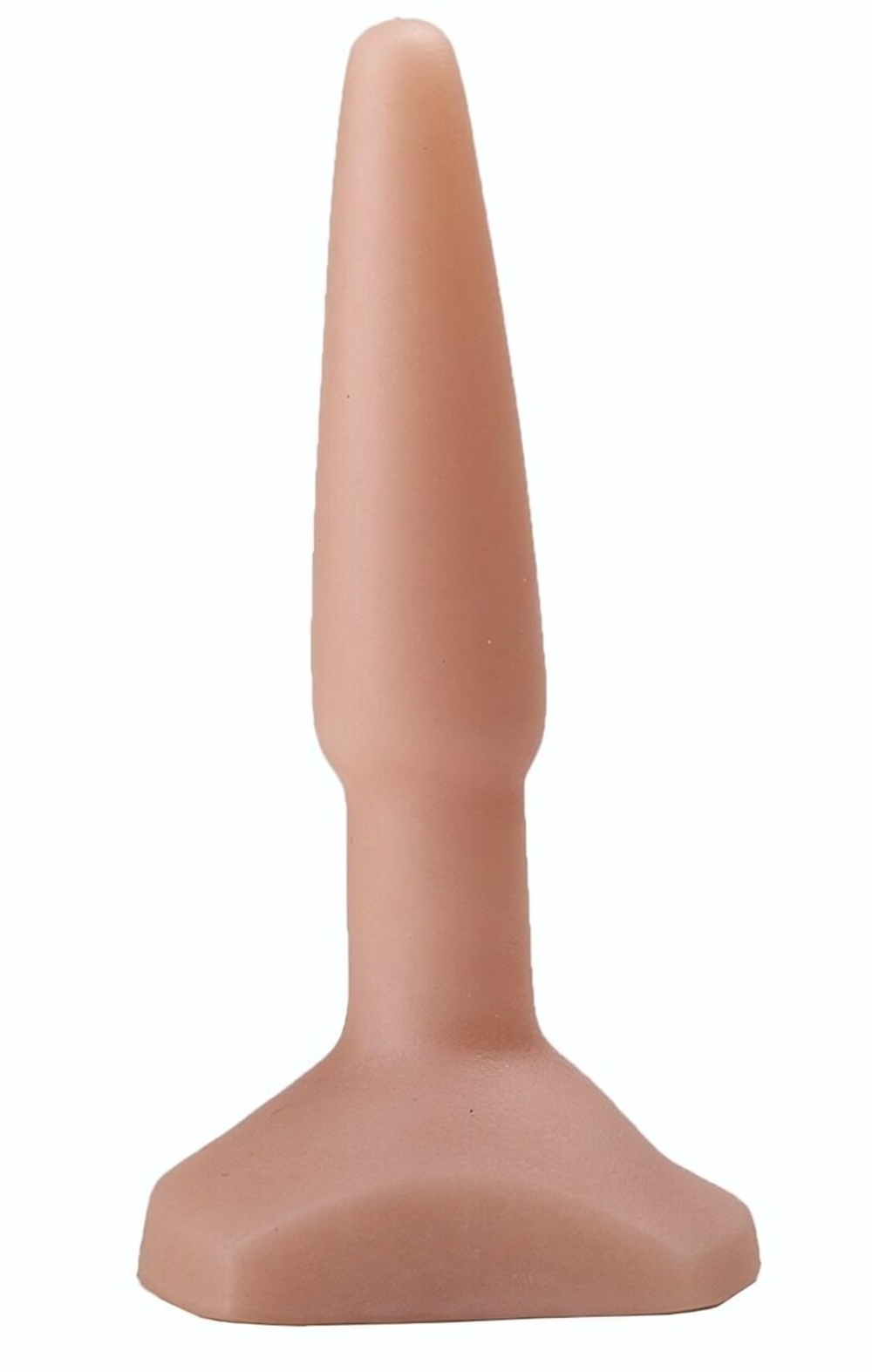Классический анальный плаг телесного цвета - 11,5 см. (Цвет: телесный)