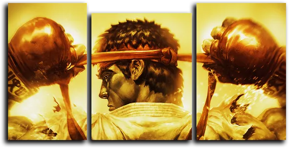 Модульная картина "Выход на ринг"