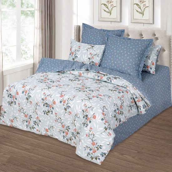 Полуторный комплект постельного белья Юстина сатин