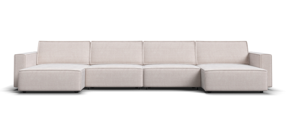 П-образный диван BOSS SOFT MODOOL Вельвет CORD бежевый