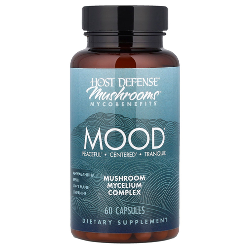 Host Defense, Mushrooms ™ Mycobenefits, Mood, 60 капсул