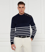 Шерстяной свитер Emporio Armani - темно-синий(6D1MVB 1M12Z)