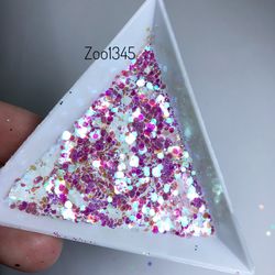 Zoo nail Микс шестигранников "Диско соты" 1345