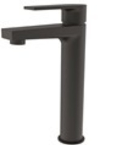 BT.SR6500S Sharp Long Смеситель для раковины (высокий)МАТОВЫЙ ЧЕРНЫЙ