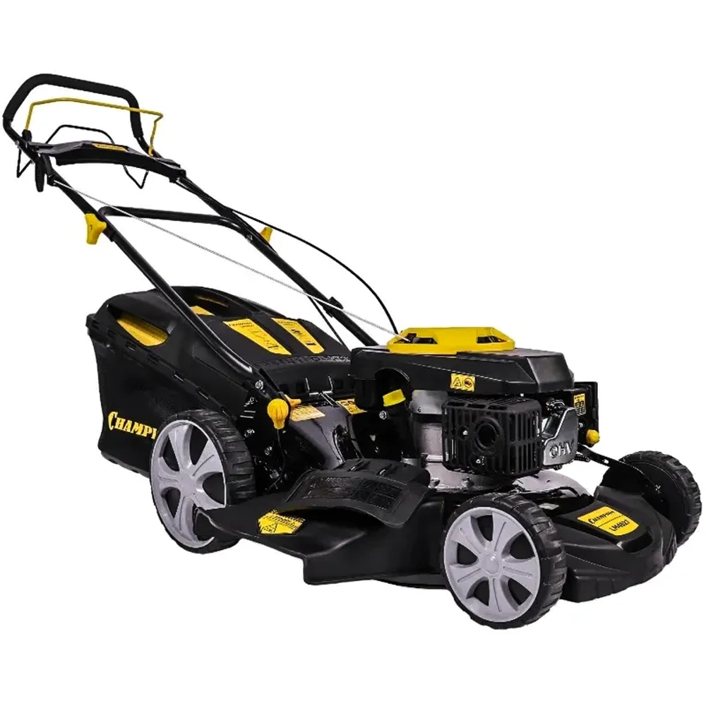 Газонокосилка бензиновая CHAMPION LM4627 самоходная: 3.5 л.с., нож 46 см, LM4627