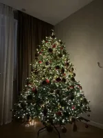 Ель искусственная «Венецианская» (Литая+пвх) 210 см / 2.1 м