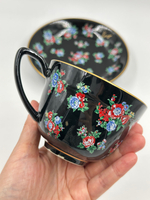 Чайная пара Kenzo чёрная