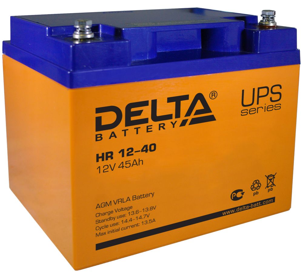 DELTA HR 12-40 аккумулятор