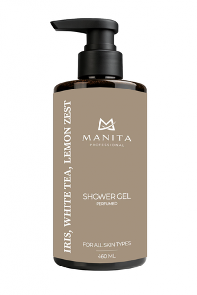 Manita Professional Гель для душа парфюмированный Iris, White Tea, Lemon Zest, 460мл