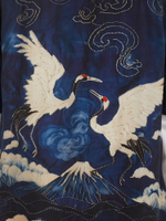 Мужская Рубашка Boro Crane Camp Collar Boro Crane Print