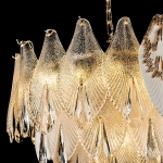 Подвесная люстра Modelux ML.6228.600 GD