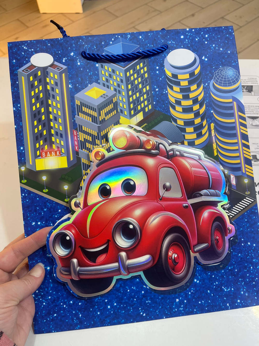 Пакет 32*26*10 см Машины 141V-1061