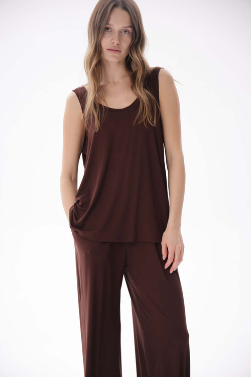 Платье-майка из тонкого трикотажа, голубой