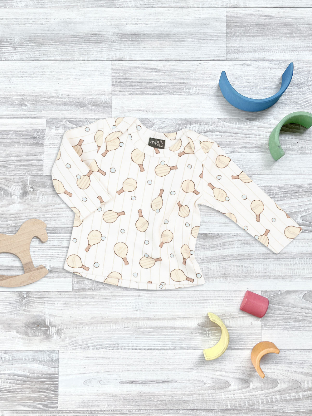 Футболка с длинным рукавом Mjölk Ping Pong, уценка