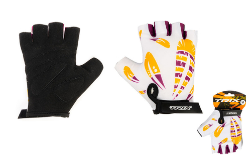 Перчатки TRIX nw женские S коротк. пальцы гелев. вставки дышащая лайкраискусств. замша бирюзово-белые