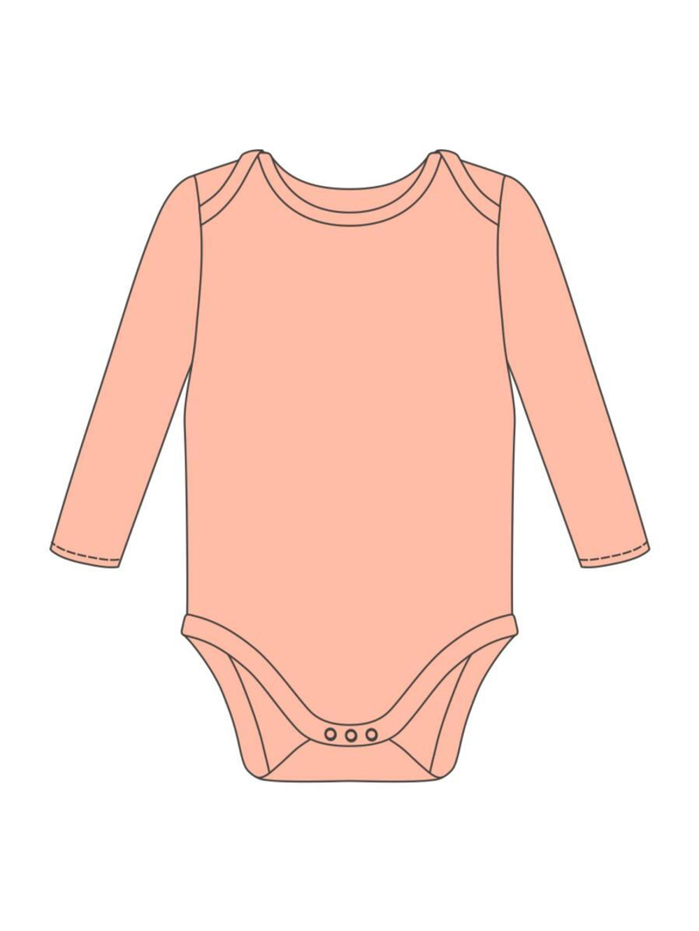 Боди "Сюрприз-1" р. 68, Персиковый (Ивашка)