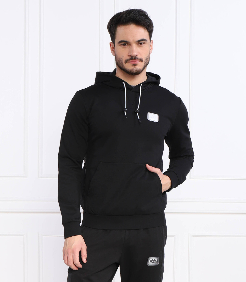 Худи EA7 - черный(3RPM24 PJ05Z)