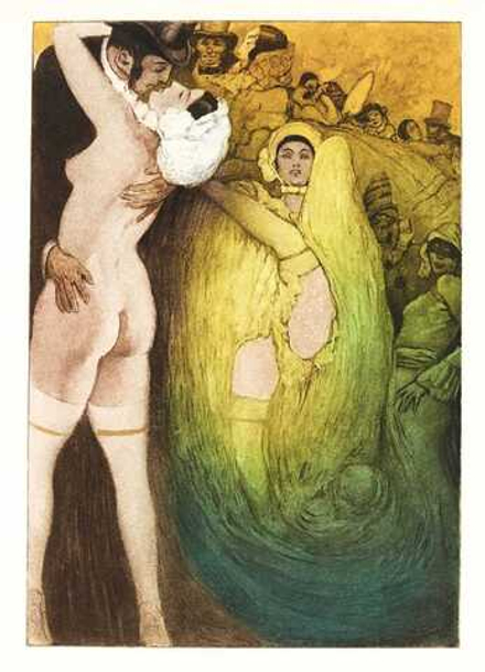 Emmanuel Joseph Raphael Orazi aka Manuel Orazi (1860-1934) - эротическое искусство французского художника