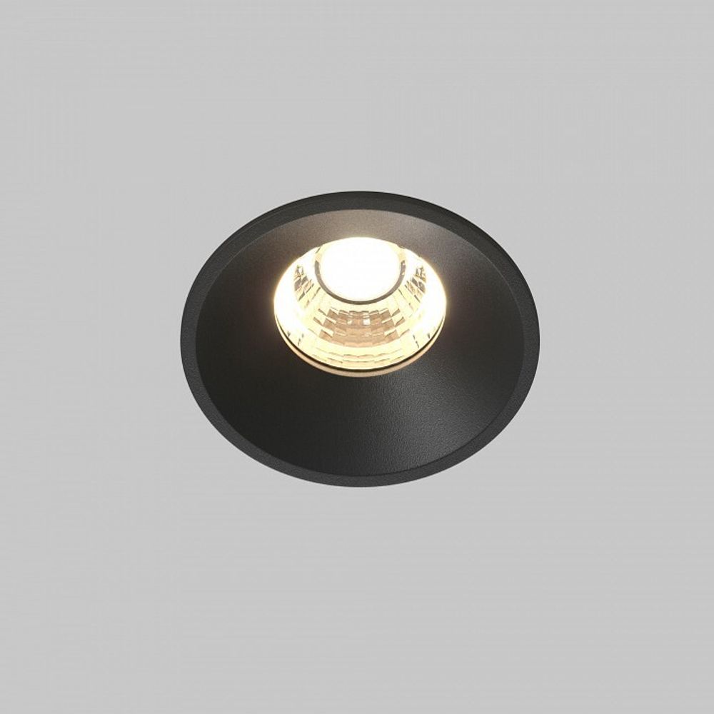 Встраиваемый светильник Maytoni Round DL058-7W3K-B