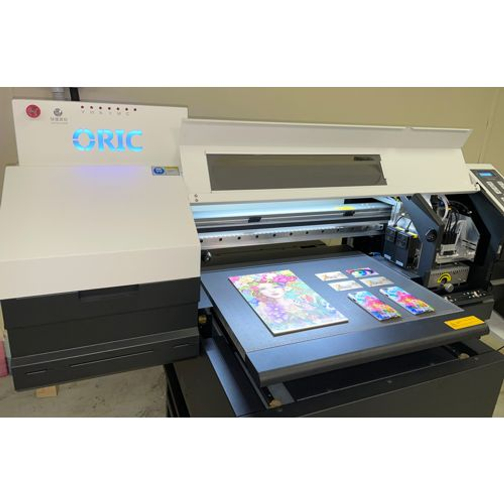 Принтер UV DTF планшетный Oric OR-6090A, 60х90см, i1600-U1, 2шт, РИП