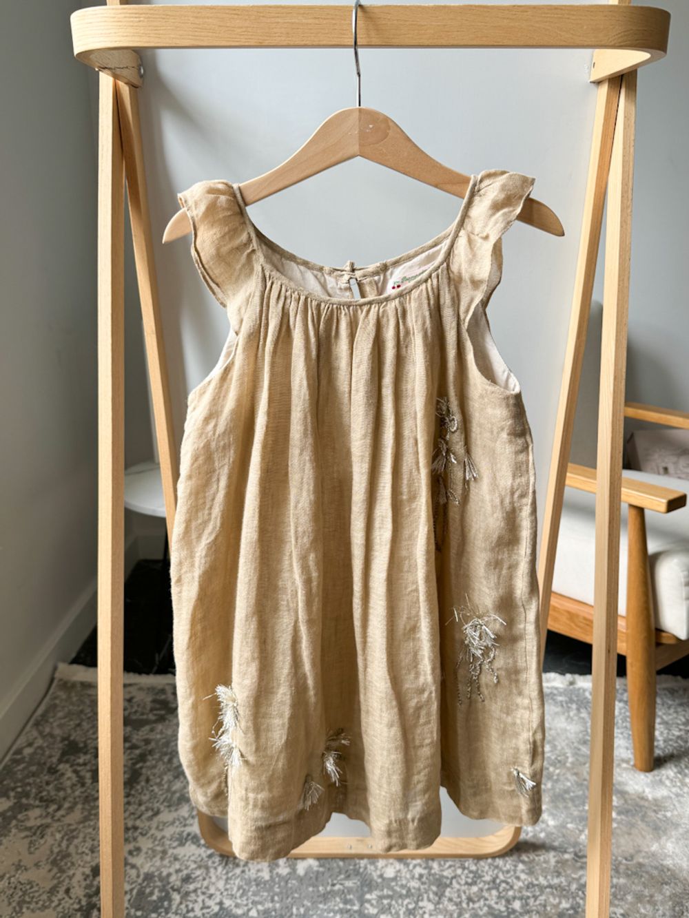 Льняное платье Bonpoint, 116