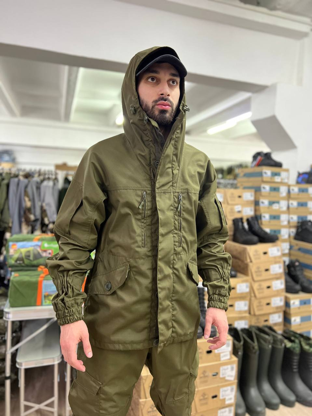 Костюм горка 6 / весна-лето / тёмная олива