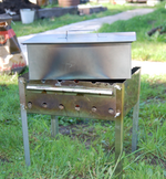 Коптильня двухъярусная 42х27х17,5см.-0,5мм. Кедр плюс