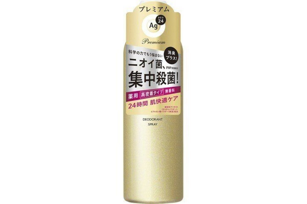 Дезодорант-спрей с серебром без аромата 180 г Ag 24DEO Shiseido Premium