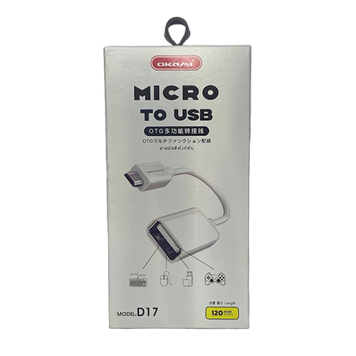 Переходник USB - Micro USB OTG D-17