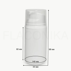 Вакуумный диспенсер 50 мл Белый Классик