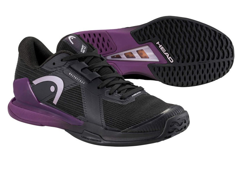 Женские теннисные кроссовки Head Sprint Pro 4.0 - black/plum