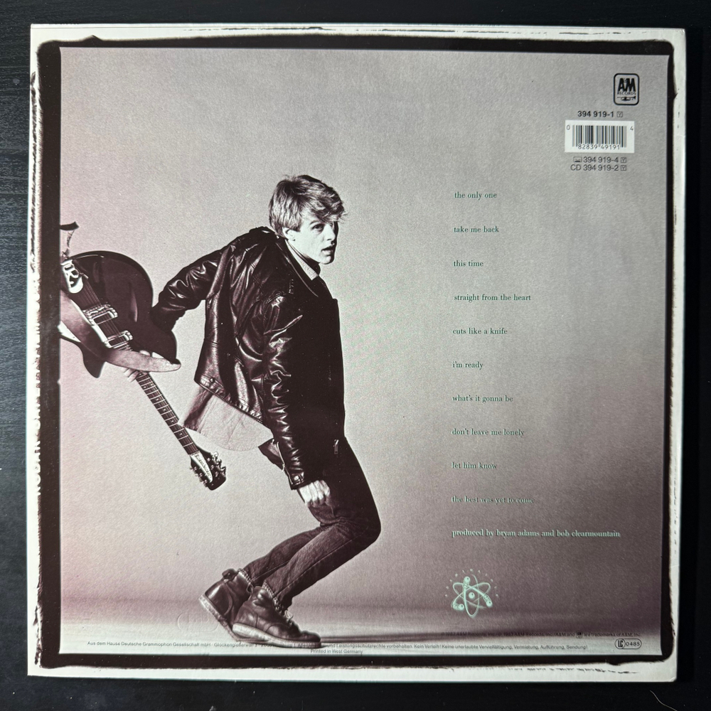 Bryan Adams ‎– Cuts Like A Knife (Германия 1985г.)