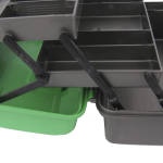 Ящик рыболовный для хранения снастей двухполочный синий