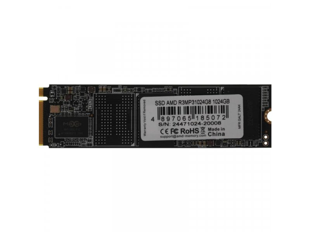 SSD накопитель AMD Radeon R3 Series 1Тб, M.2 2280, PCIe 3.0 x4, NVMe [R3MP31024G8]