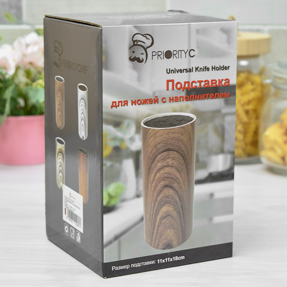 Подставка для ножей 17,8*11см с наполнителем, BZ-LD16A