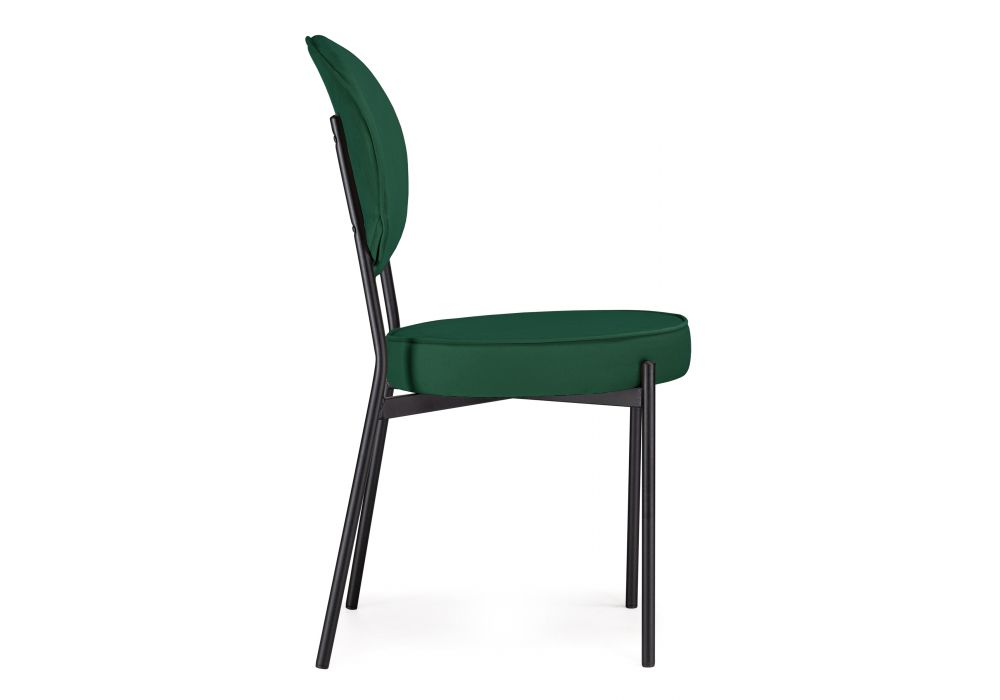 Стул на металлокаркасе Ройс зеленый / черный