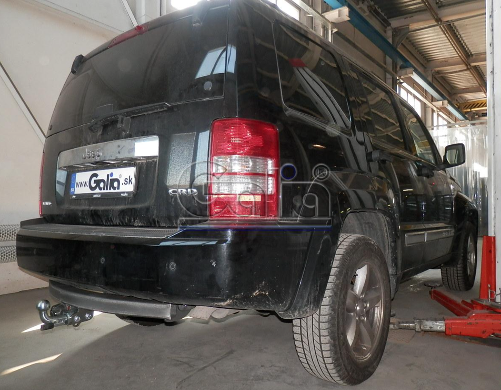 Фаркоп оцинкованный Galia J009C для Jeep Cherokee 2007-2013, Dodge Nitro 2007-2012(паспорт и сертификат в комплекте)(без электрики)