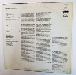 Винтажная виниловая пластинка LP Mozart В.А. Моцарт Klavierkonzerte Es dur and A dur Kv 488 (ГДР 1987)