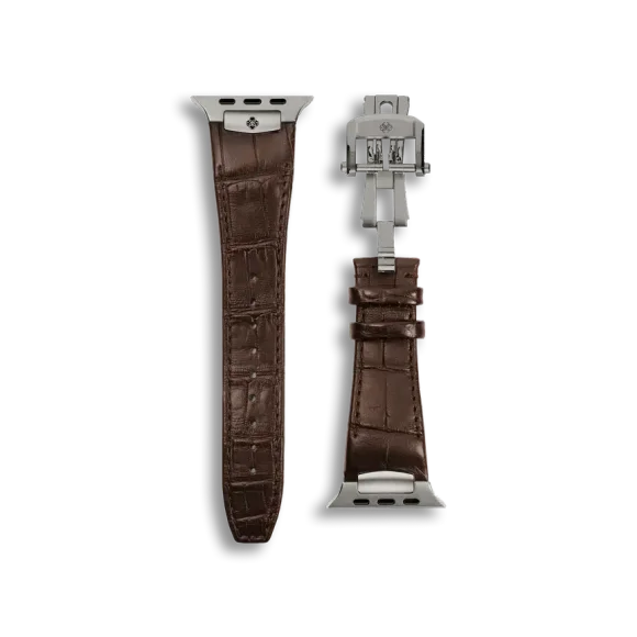 Ремешок для Apple Watch - Alligator Leather Brown