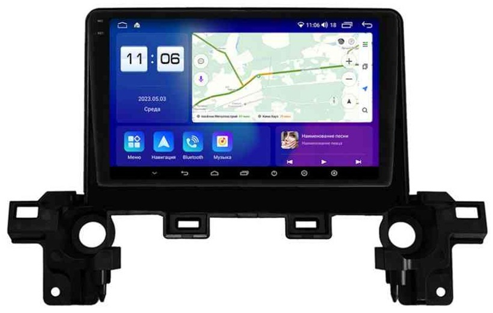 Магнитола для Mazda CX-5 2017-2024+ KF, CX-8 - Parafar PF981-9LUX1RN2K на Android 13, QLED+2K, ТОП процессор, 4Гб+32Гб, CarPlay, 4G SIM-слот