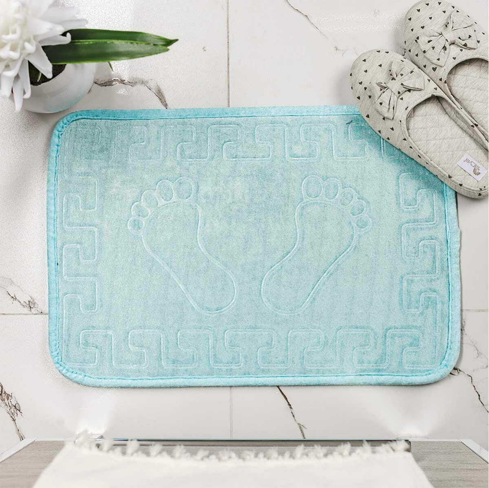 Коврик для ванной 40x60 Arya home Dayna голубой