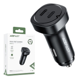 Автомобильный адаптер питания ACEFAST B2 2 USB-C 72W (черный)