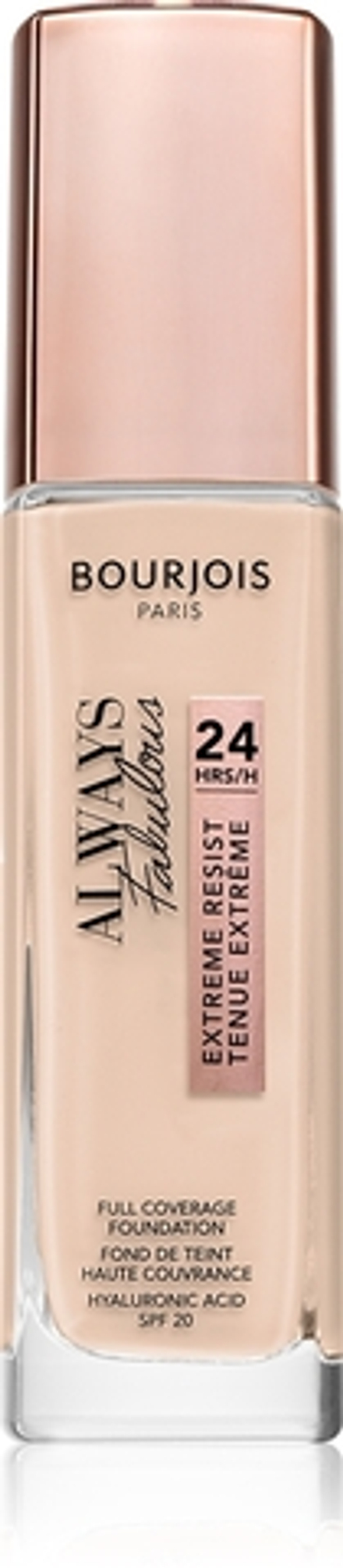 Bourjois Always Fabulous - Долговечная тональная основа SPF 20, 30 ml